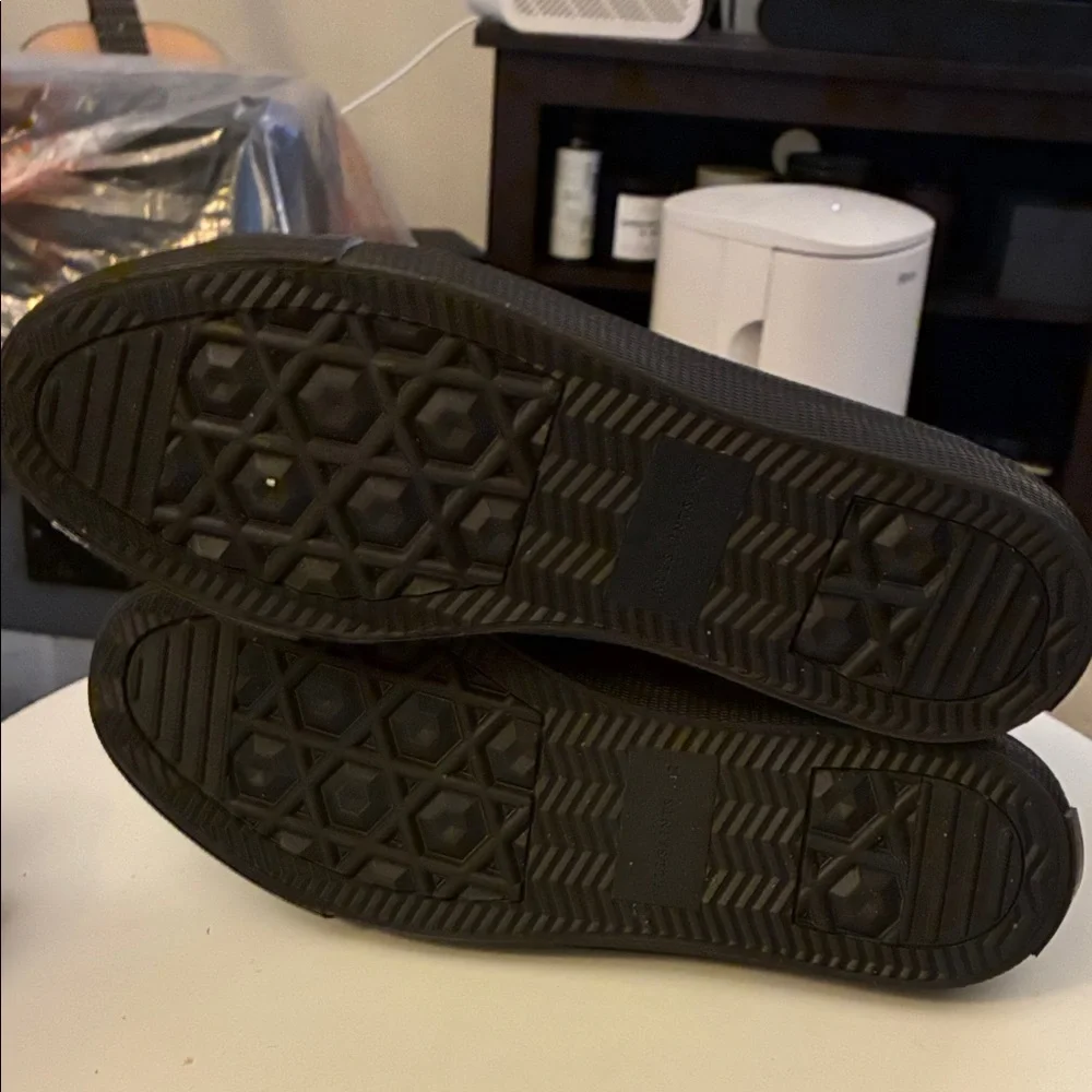 All Saints Black Canvas Men's Sneakers - Picture 6 of 6